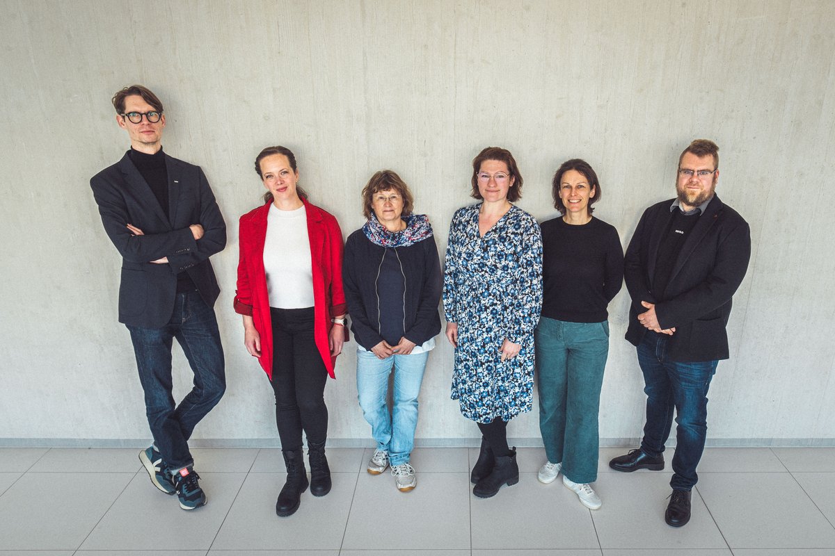 Gruppenfoto von 6 Kolleg*innen des Strukturwandelreferats