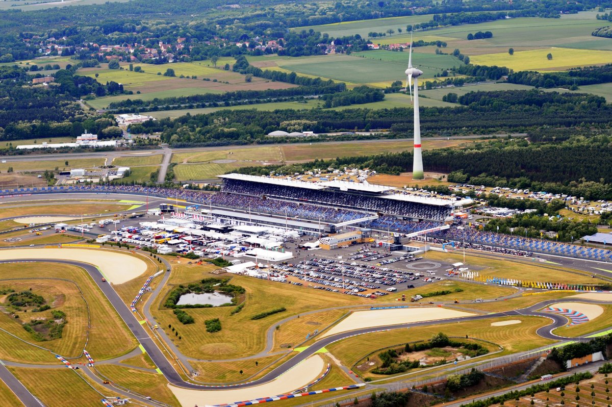 Luftaufnahme des Lausitzrings. Foto: EuroSpeedway Verwaltungs GmbH
