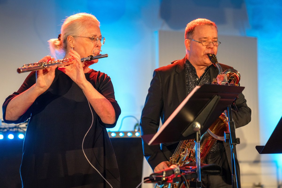Das Duo Sax-o-flute.