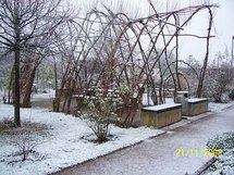 Im November 2008 die ersten Schneeflocken