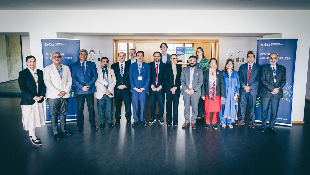 Besuch der pakistanischen Delegation an der BTU Cottbus-Senftenberg (Foto: BTU, Sascha Thor)