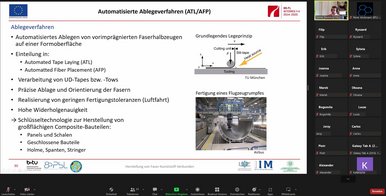 Folie zu den automatisierten Ablegeverfahren (ATL/AFP)