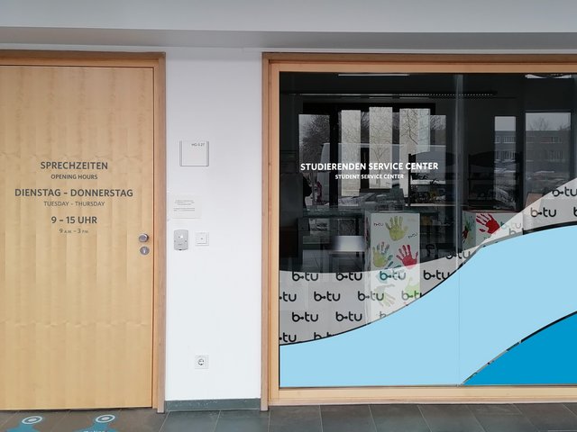 Ansicht Studierenden Service Center