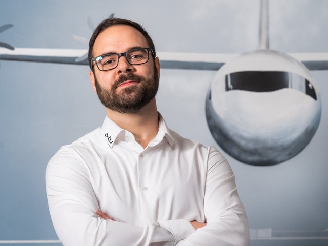 Porträtfoto von Stefan Richter, Leiter des DLR_Schol_Labs an der BTU.   