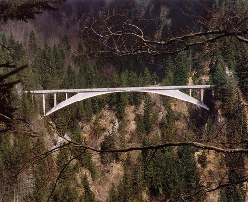 Robert Maillart Brücke Quelle: BILLINGTON 1990, S. 48, FBM studio Ltd.