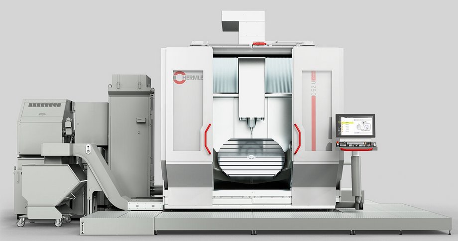Bild einer Hermle C52 von vorn mit geöffneten Türen