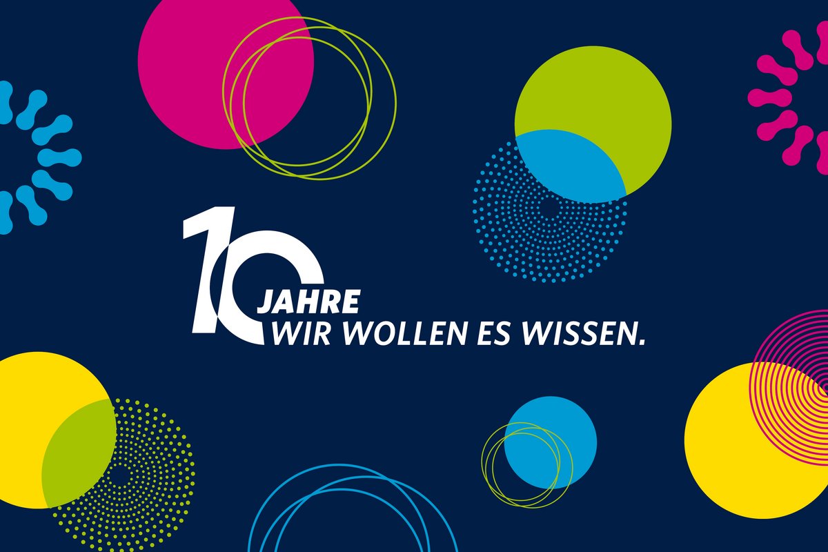 Grafik "10 Jahre wir wollen es wissen"