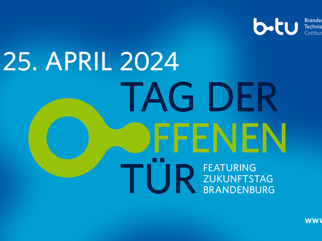 Banner zum Tag der offenen Tür der BTU 2024