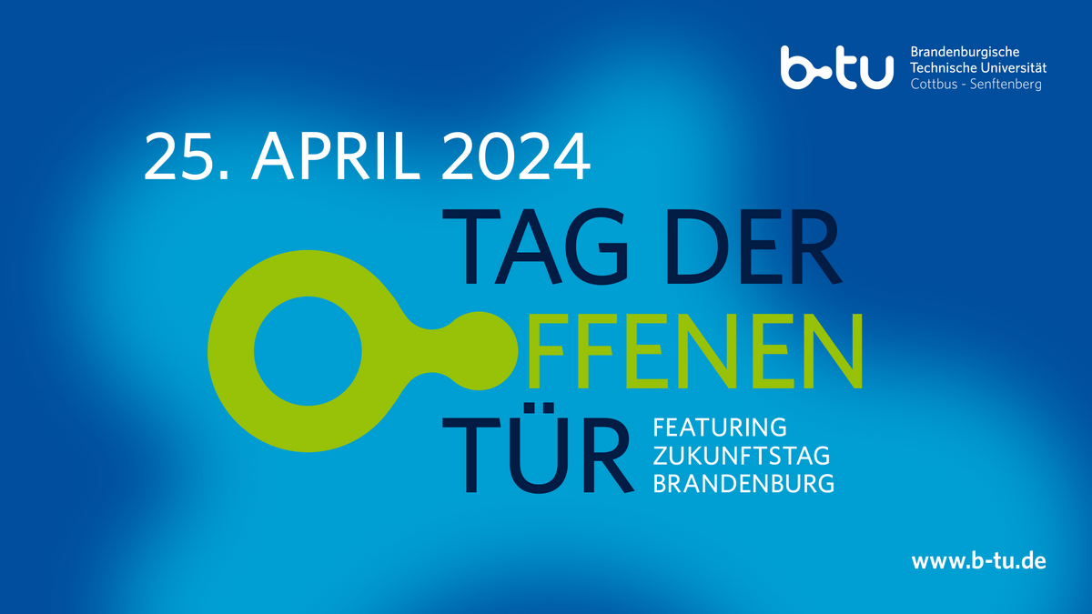 Banner for the BTU 2024 open day