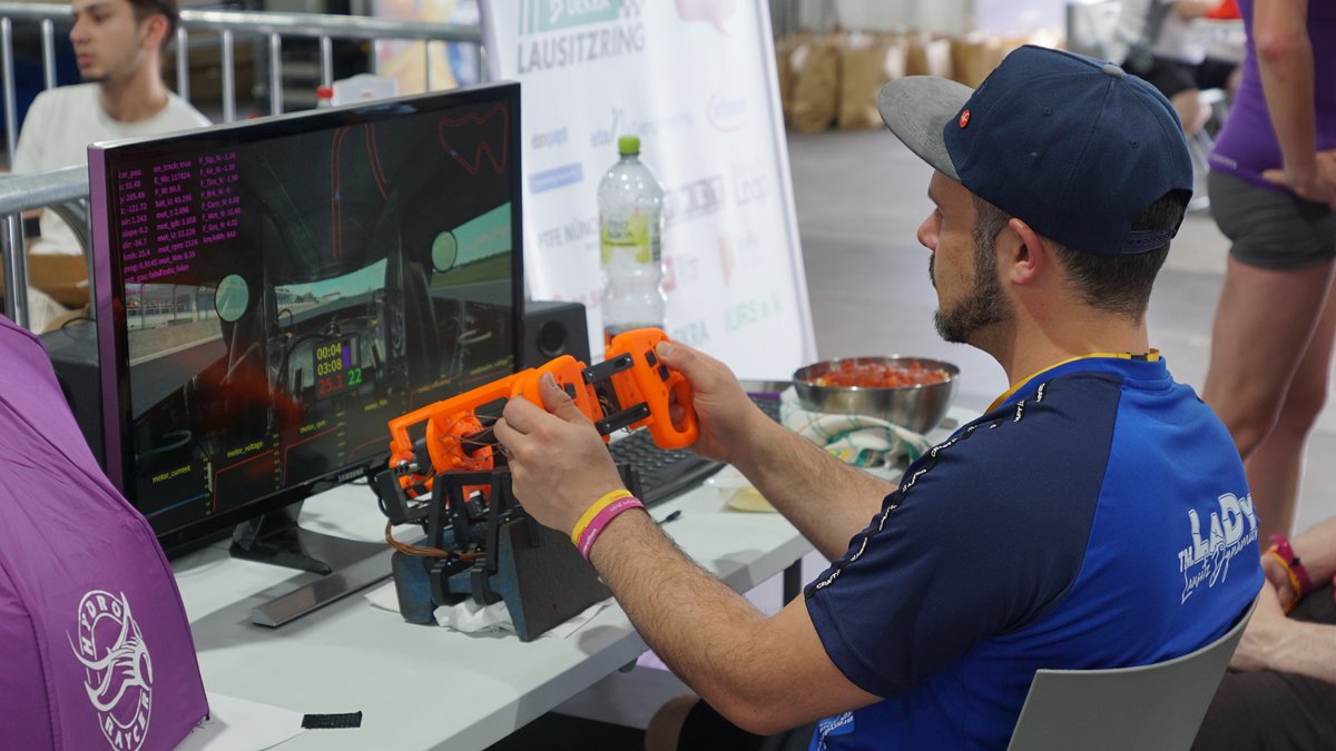 Vorbereitung des Simulators.