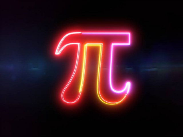 Darstellung des Zeichens Pi