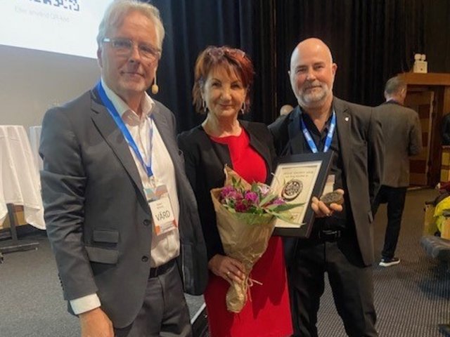 während der Preisverleihung