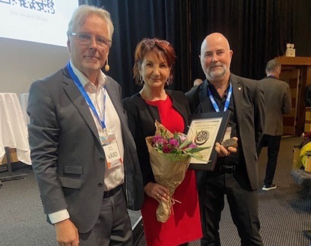 während der Preisverleihung