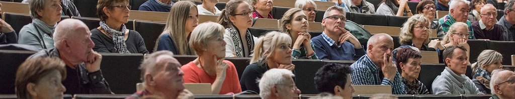 Banner Offene Hochschule Ringvorlesung im Audimax der BTU