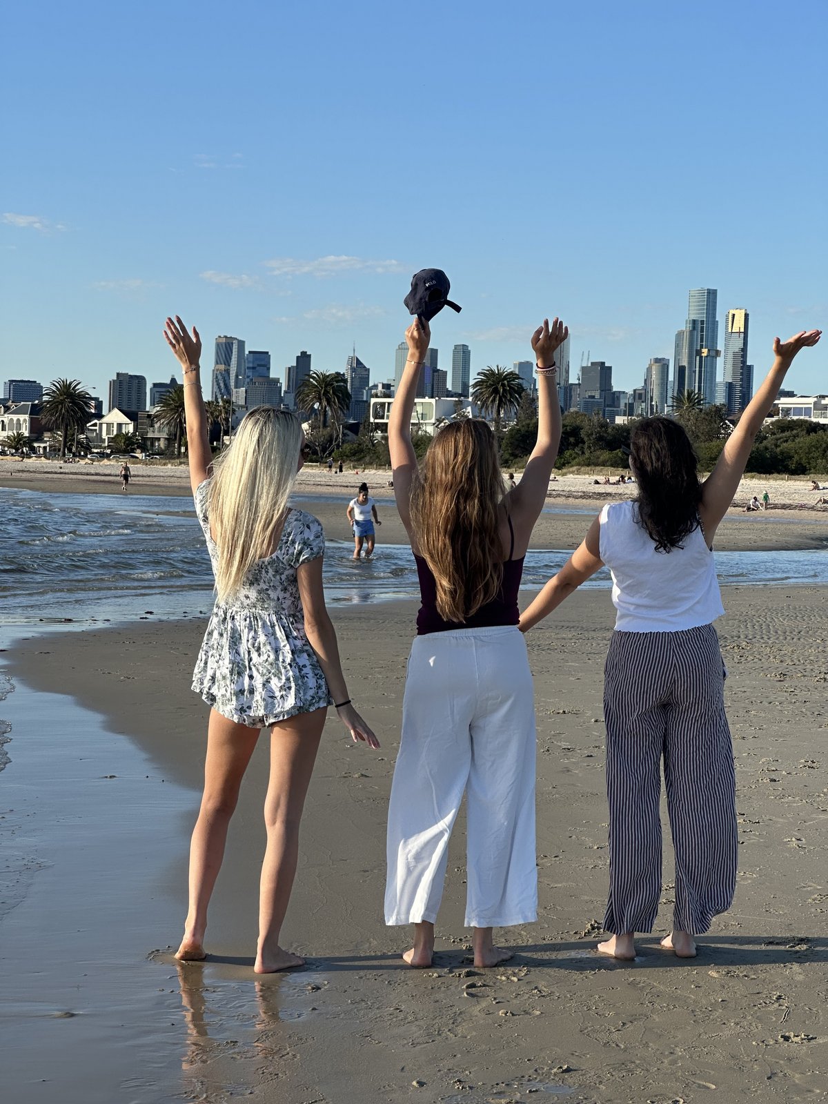 Der St. Kilda Beach ist ein beliebter Strand in Melbourne (Foto: privat)