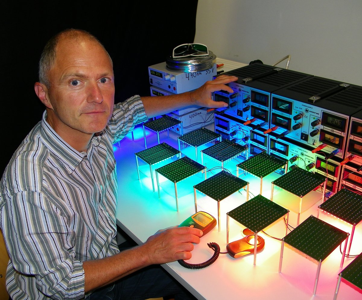 Christian Weickhardt im Labor