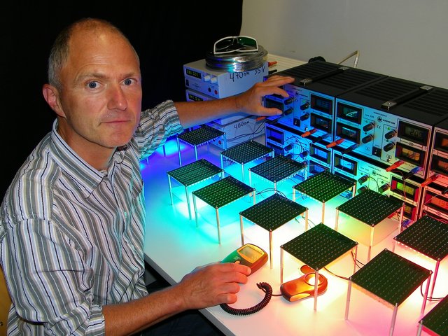 Christian Weickhardt im Labor