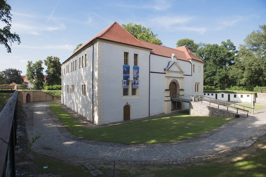 Schloss und Festung Senftenberg Blick auf die Festung Senftenberg
