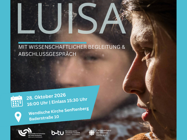 LUISA - eine inklusive Filmvorführung mit Gespräch (28. Oktober 2026, 16 Uhr, Wendische Kirche Senftenberg)
