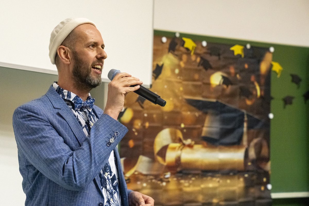 Daniel Ebert am Rednerpult
