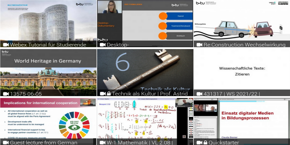 Coberbild zu "Media portal": Video selection in the media portal