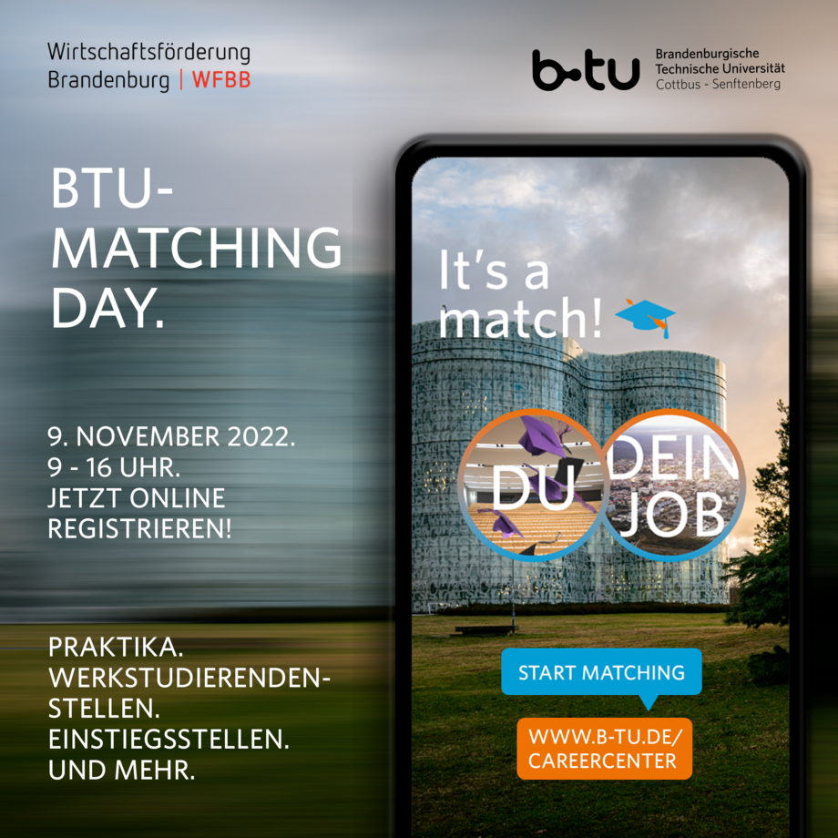 Bewerbung Matchingday