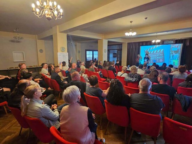 Abschlussveranstaltung mit Filmvorführung am 22. August im Kulturhaus Plessa (© T. Scholz) 
