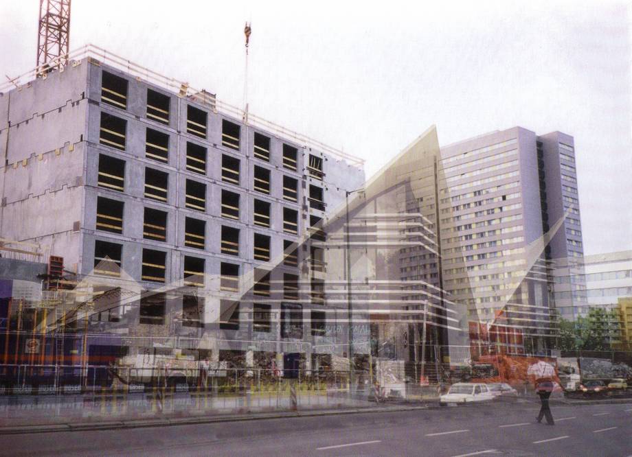 Ulrich Müther Neubau Collage Quelle: WAGNER-JUNKER 2003, Anne Schäfer-Junker