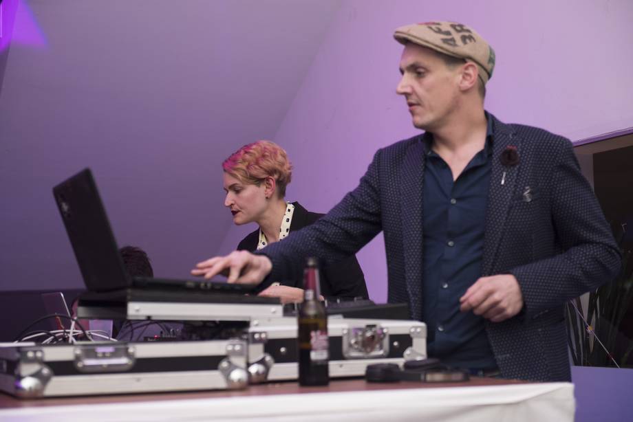 DJ Gärtner at the "Classic and Clubbing" 2017 DJ performing at the event