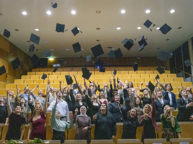 Hutwurf der Graduierten
