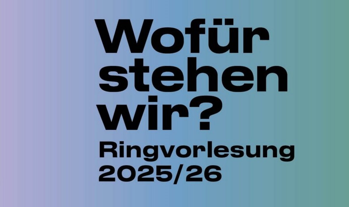 Plakatausschnitt Ringvorlesung