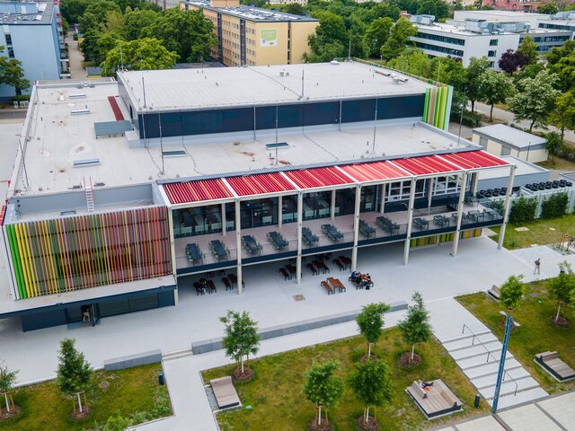Mensa am Zentralcampus Cottbus der BTU.