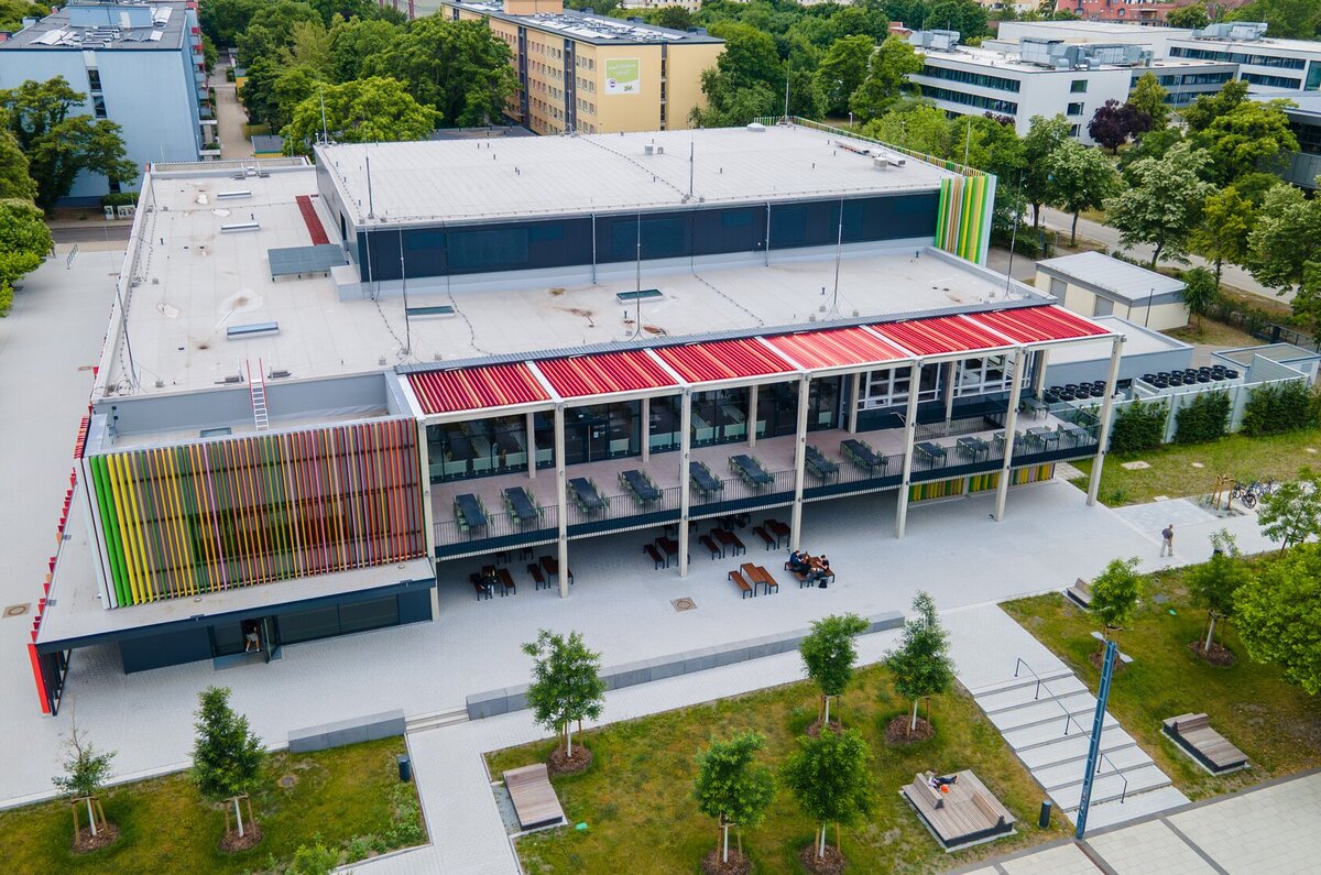 Mensa am Zentralcampus Cottbus der BTU.