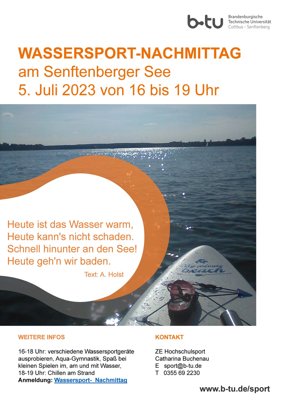 Plakat zur Veranstaltung