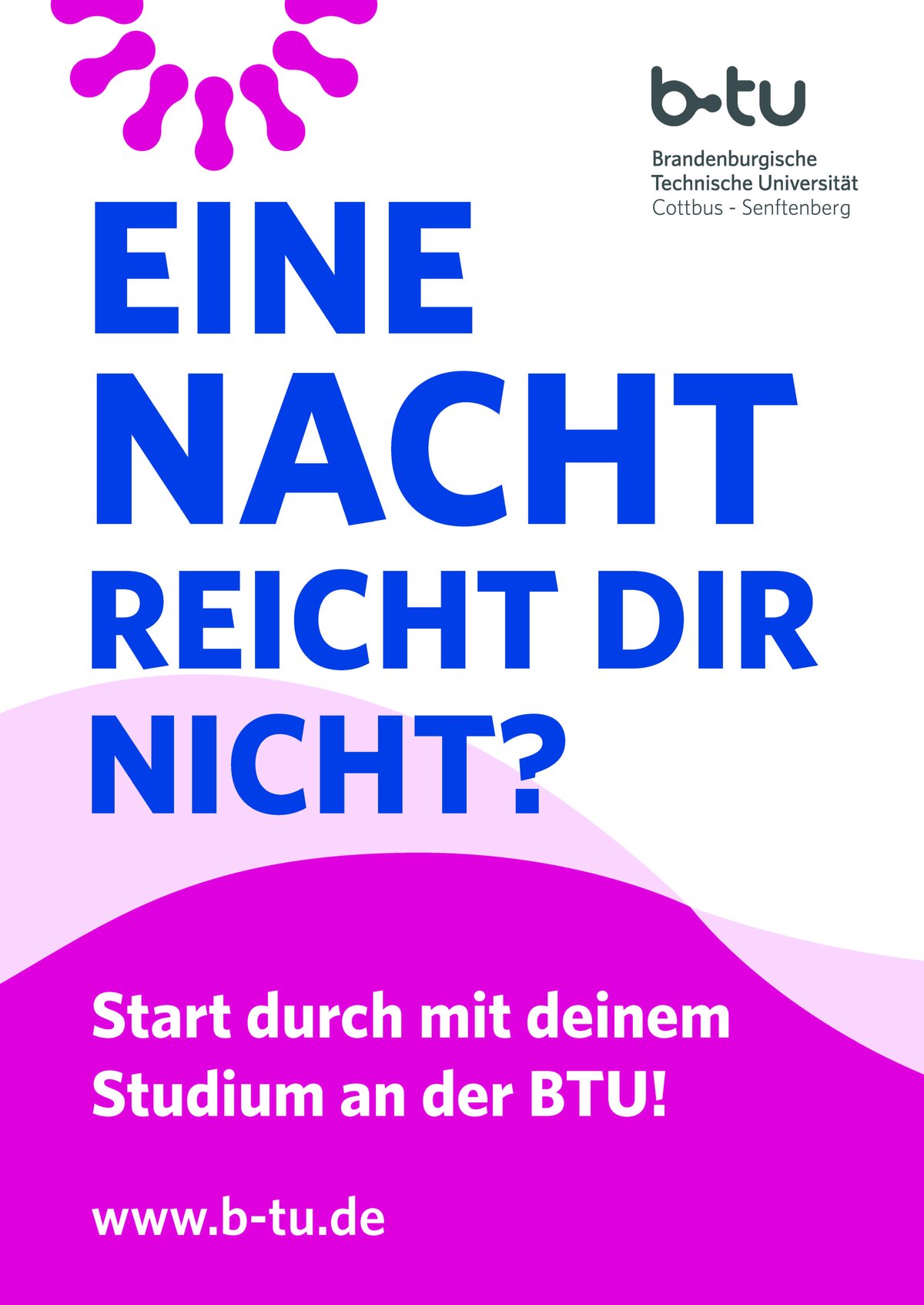 BTU poster: Is one night not enough for you?