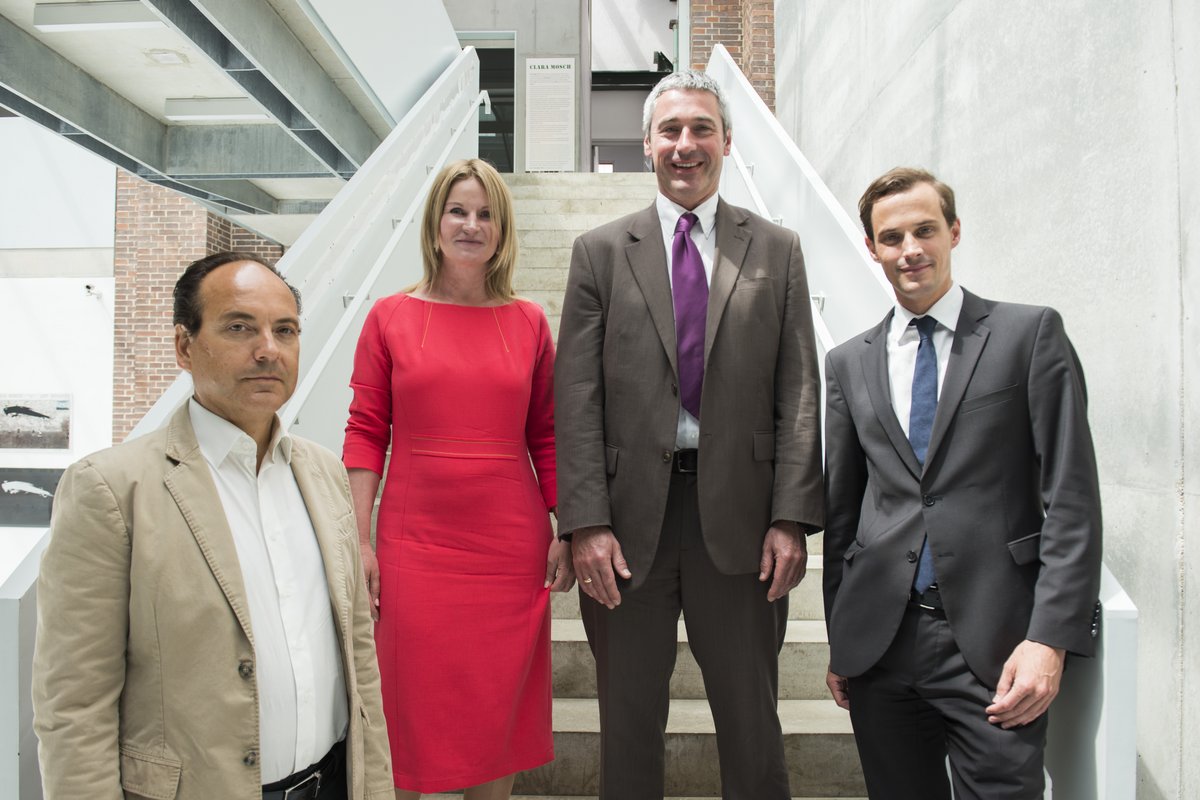 Prof. Dr. Winfried Bullinger, Prof. Dr. Marion Bernhardt, Prof. Dr. Eike Albrecht und Alexis von Kruedener (v.l.n.r.) auf den Medienrechtstagen 2016