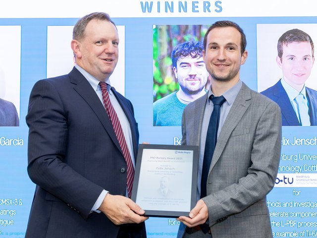Felix Jensch erhält für eine Ergebnisse im FAST-Projekt den PhD Sustainability Bursary Award 2025