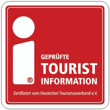 Logo der Touristinfo Senftenberg , die Unterstützer der Veranstaltung "70 Jahre Studieren in Senftenberg" sind