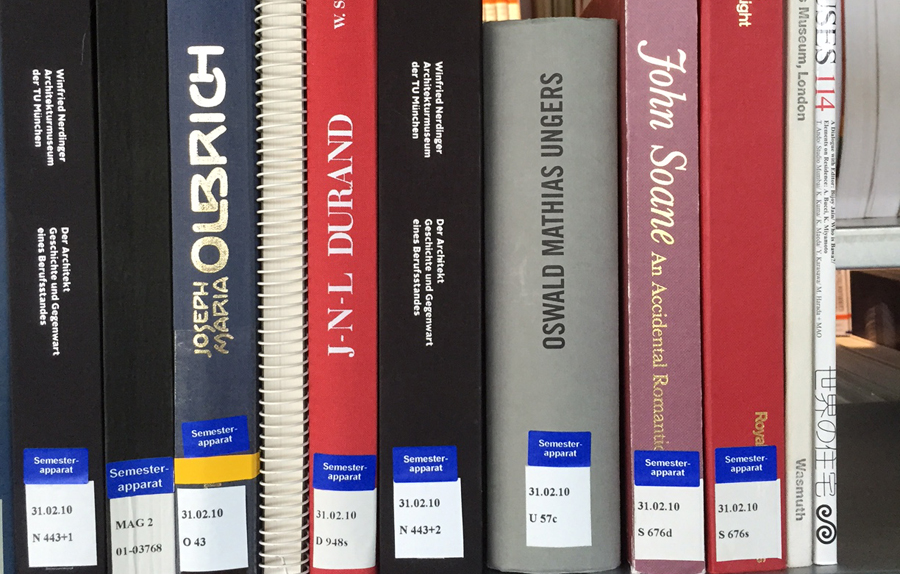 Semesterapparate enthalten Literatur (hauptsächlich der Universitätsbibliothek) für einzelne Lehrveranstaltungen des laufenden Semesters.