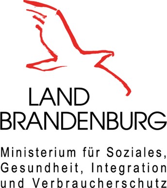 Das Bild zeigt das Logo des Landes Brandenburg, den roten Adler.