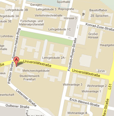 Lageplan - Mehrzwekgebäude der BTU Cottbus-Senftenberg Lageplan - Mehrzwekgebäude der BTU Cottbus-Senftenberg