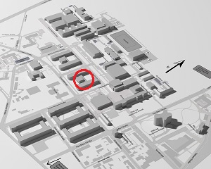 Auf der Abbildung ist symbolhaft der Campusplan Cottbus all Link dargestellt