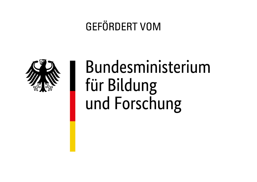 Auf dem Bild steht: "Gefördert vom Bundesministerium für Bildung und Forschung"