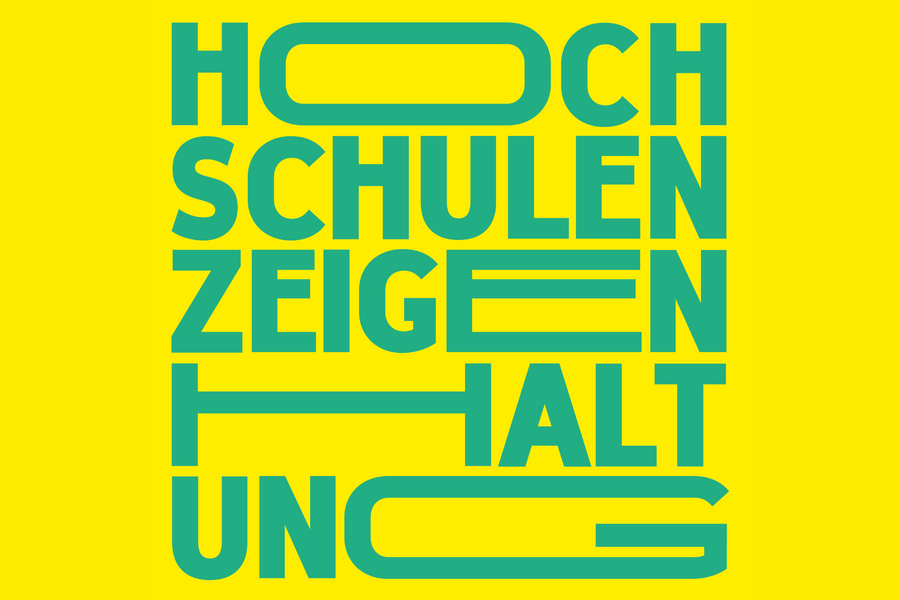 Banner "Universities show attitude"