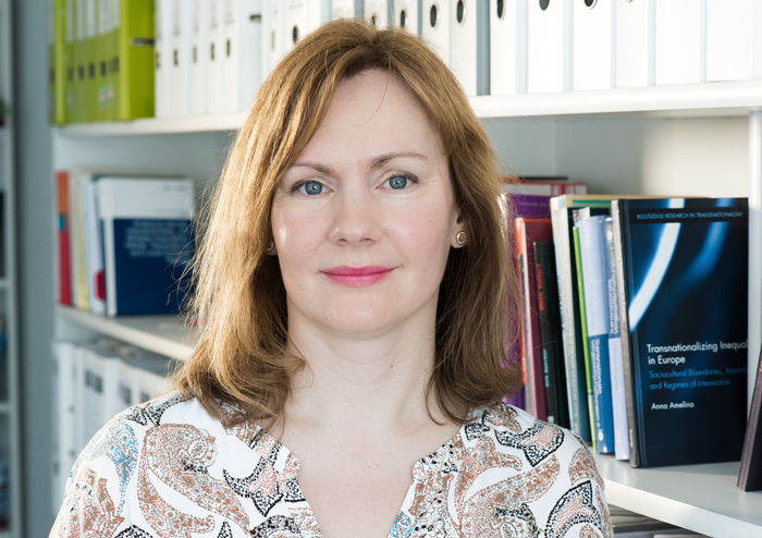 Portrait photo of Prof. Dr. Anna Amelina. Photo: BTU, Ralf Schuster