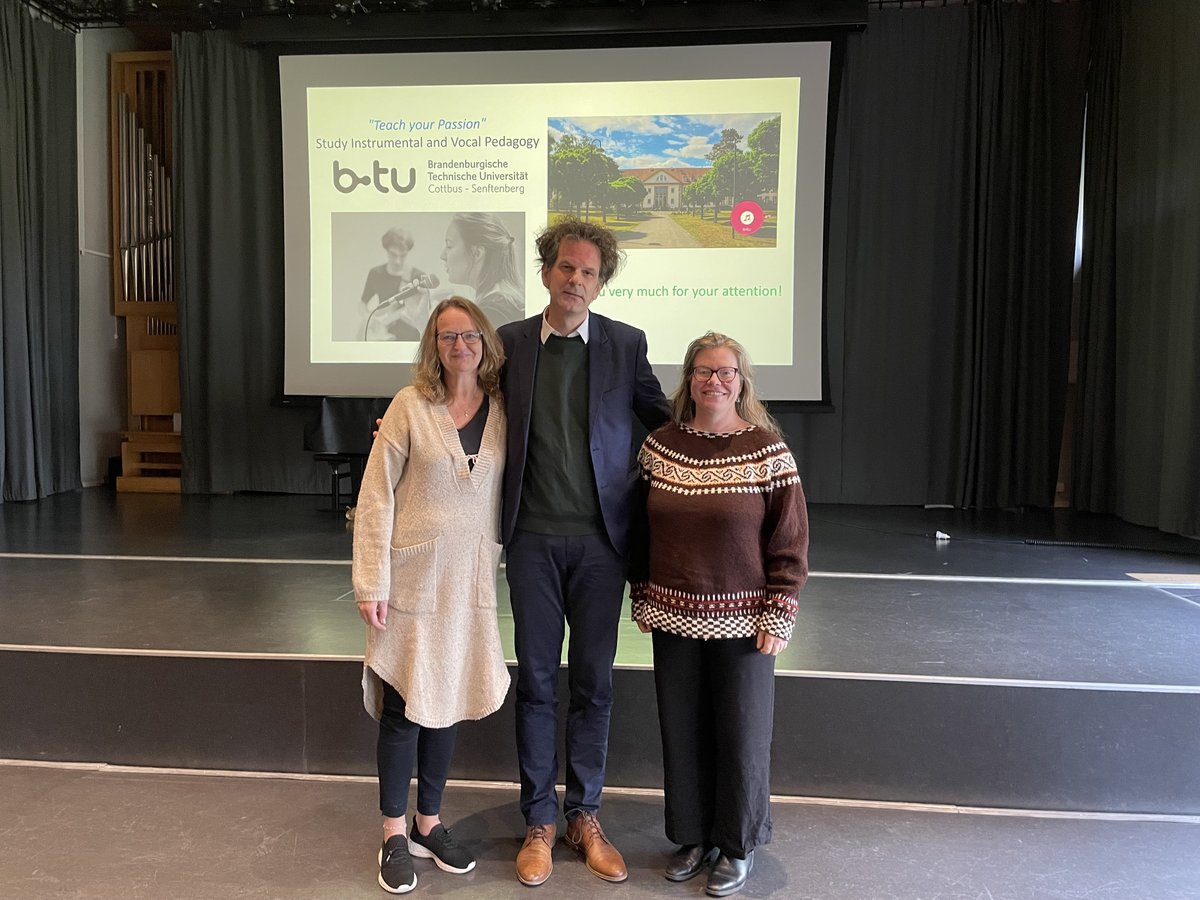 v.l.n.r. Kicki Liljedahl, Gregor Fuhrmann, Guro Gravem Johansen 