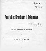Naumann_1913_Vegetationsfärgningar+i+fiskdammar_1: Detailansicht Bildvorschau