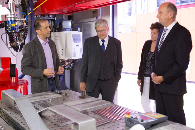 Projektpräsentation im Laserzentrum