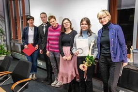 BTU MINT-Stipendiatin Annika Wilke, Zweite v.r.