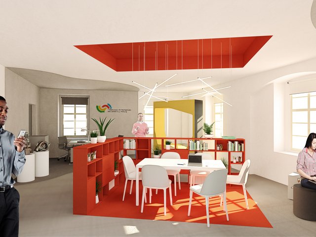 Blick in die Präsenzstelle (Bild: TREBSCHUH TREBSCHUH architektur)